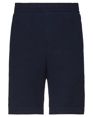 Midnight blue Bouclé Shorts & Bermuda