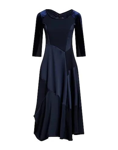 Midnight blue Chenille Midi dress
