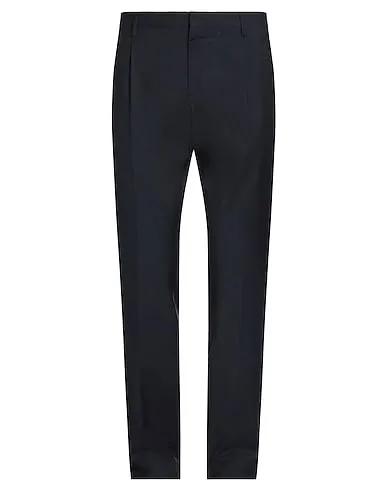 Midnight blue Cool wool Casual pants