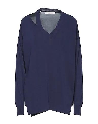 Midnight blue Crêpe Sweater