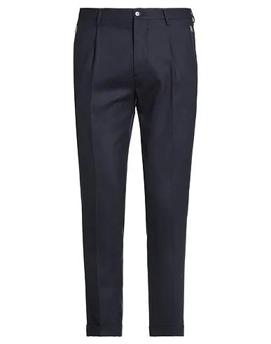 Midnight blue Flannel Casual pants