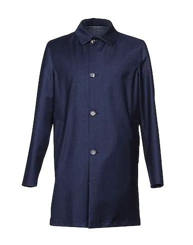 Midnight blue Flannel Full-length jacket
