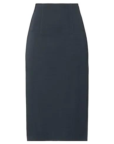 Midnight blue Flannel Midi skirt