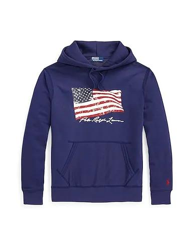 Midnight blue Hooded sweatshirt AMERICAN FLAG FLEECE HOODIE
