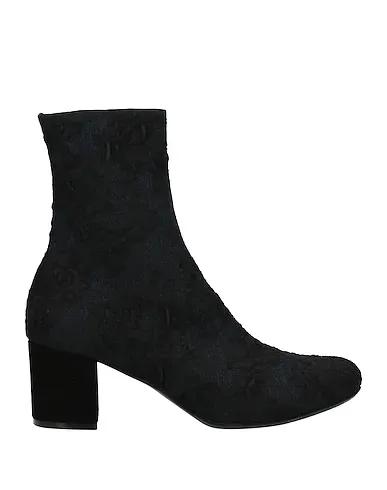 Midnight blue Jacquard Ankle boot