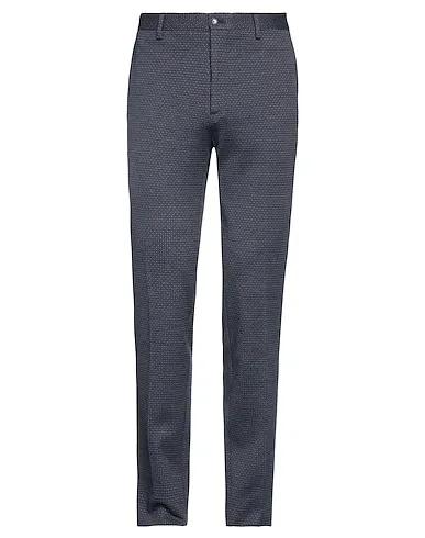 Midnight blue Jacquard Casual pants
