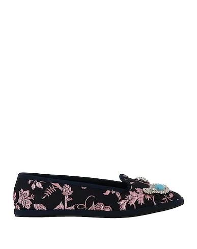 Midnight blue Jacquard Loafers