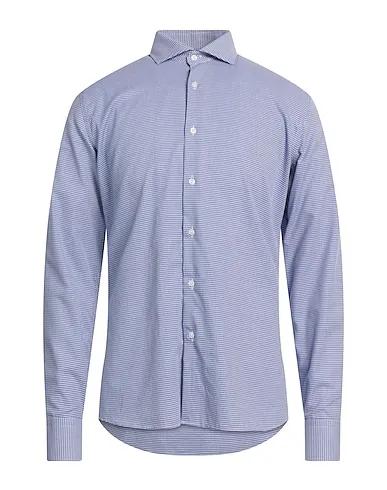 Midnight blue Jacquard Patterned shirt