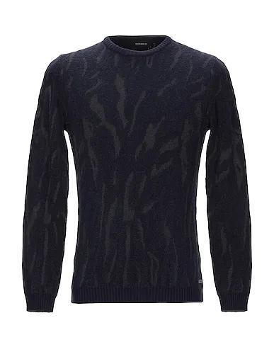 Midnight blue Jacquard Sweater