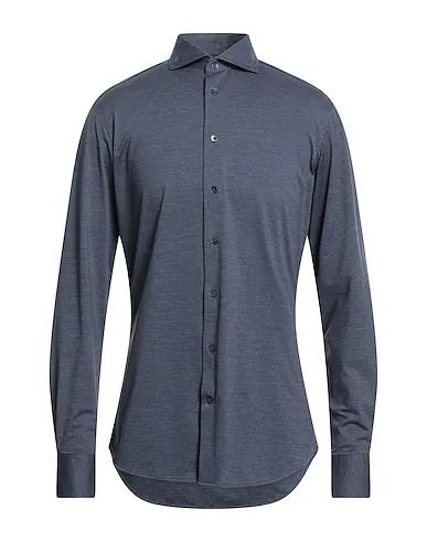 Midnight blue Jersey Solid color shirt