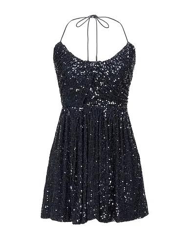 Midnight blue Knitted Sequin dress