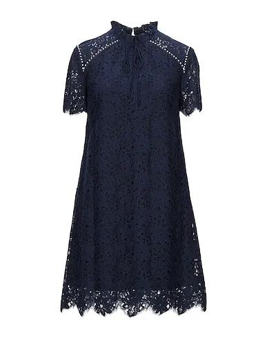 Midnight blue Lace Short dress