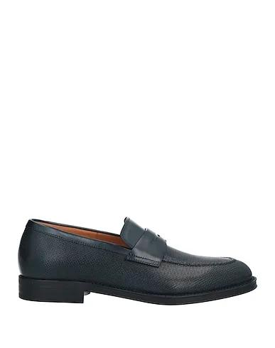 Midnight blue Leather Loafers