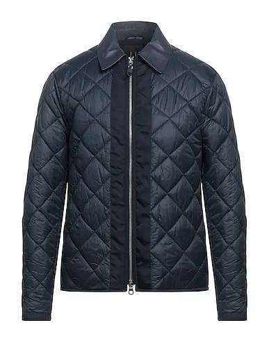 Midnight blue Leather Shell  jacket