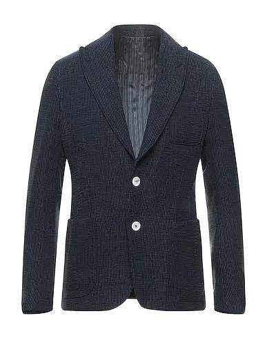 Midnight blue Plain weave Blazer
