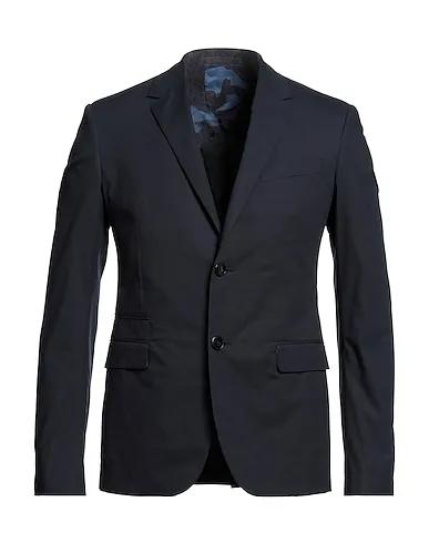 Midnight blue Plain weave Blazer