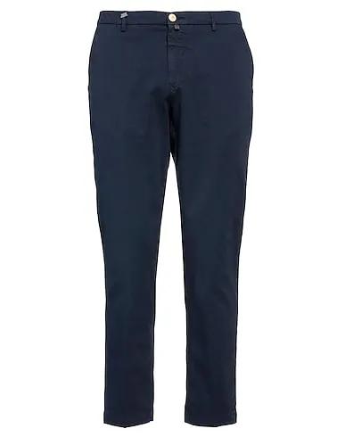 Midnight blue Plain weave Casual pants