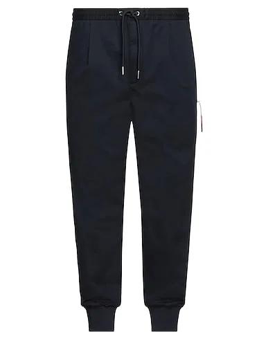 Midnight blue Plain weave Casual pants