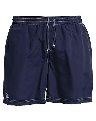 Midnight blue Plain weave Swim shorts
