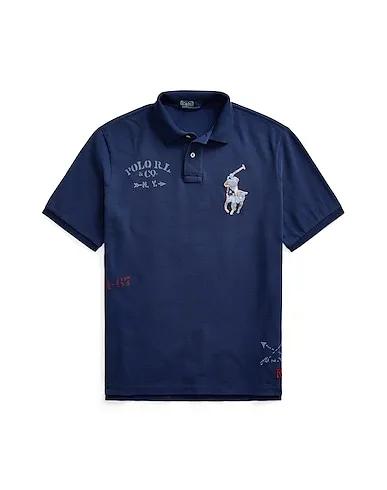 Midnight blue Polo shirt CLASSIC FIT BIG PONY MESH POLO SHIRT

