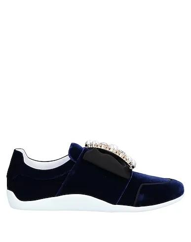 Midnight blue Satin Sneakers