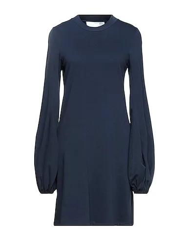 Midnight blue Sweatshirt Midi dress