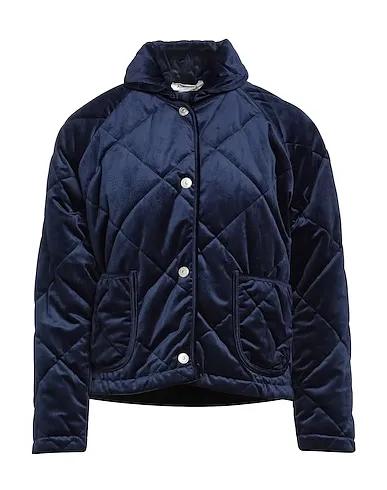 Midnight blue Velvet Shell  jacket