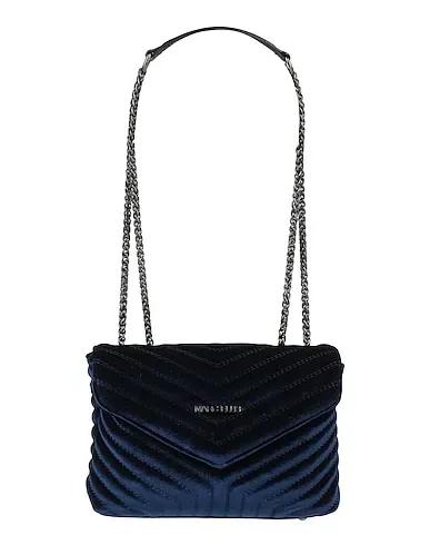 Midnight blue Velvet Shoulder bag