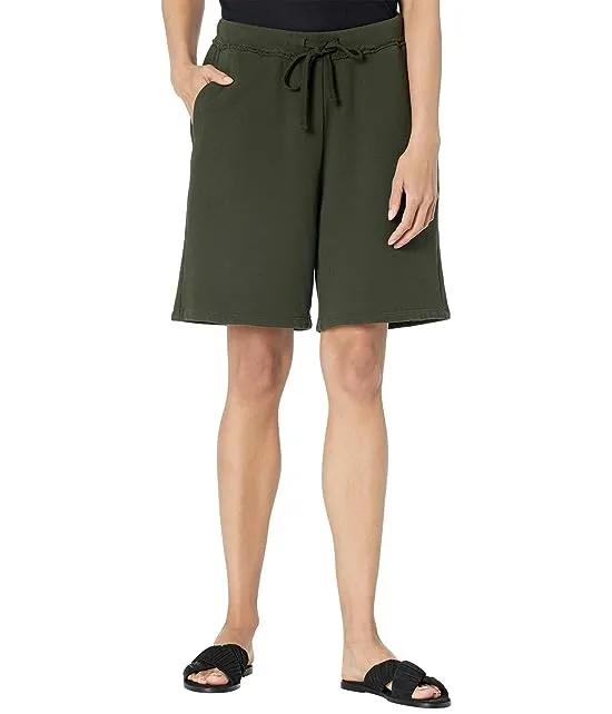 Midthigh Shorts in Organic Cotton French Terry