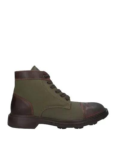 Military green Canvas Boots