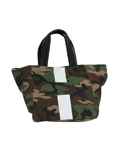 Military green Canvas Handbag