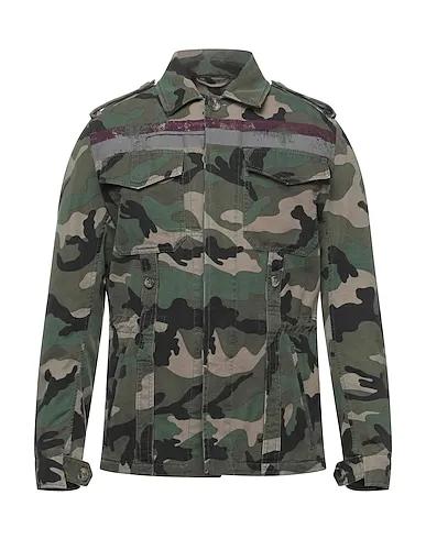 Military green Canvas Jacket