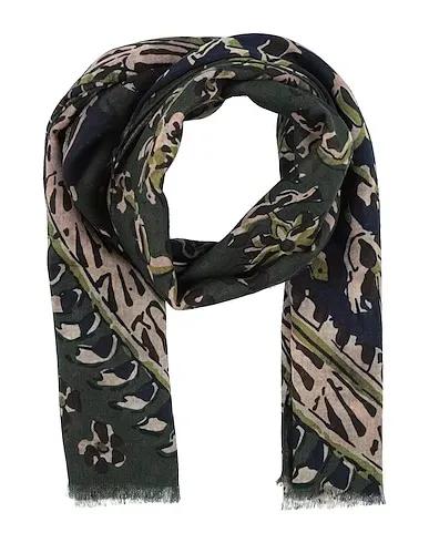 Military green Cool wool Scarves and foulards