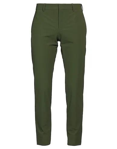 Military green Crêpe Casual pants