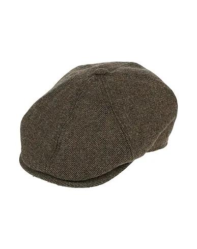 Military green Flannel Hat