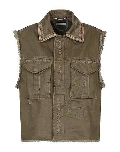 Military green Gabardine Jacket