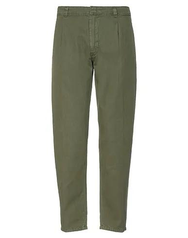 Military green Jacquard Casual pants