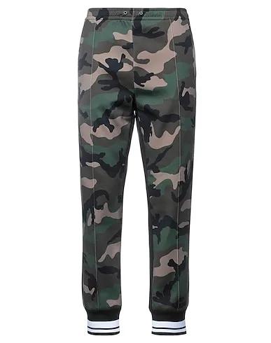 Military green Jersey Casual pants
