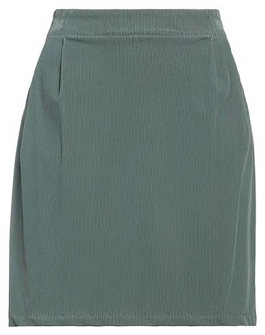 Military green Jersey Mini skirt