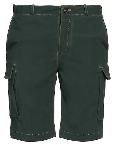 Military green Jersey Shorts & Bermuda