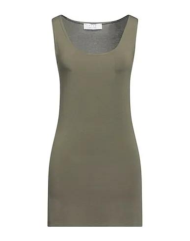 Military green Jersey Tank top