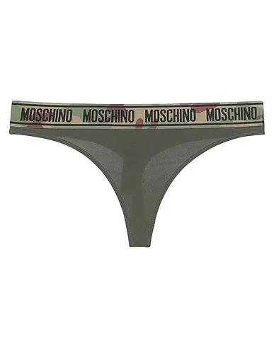 Military green Jersey Thongs