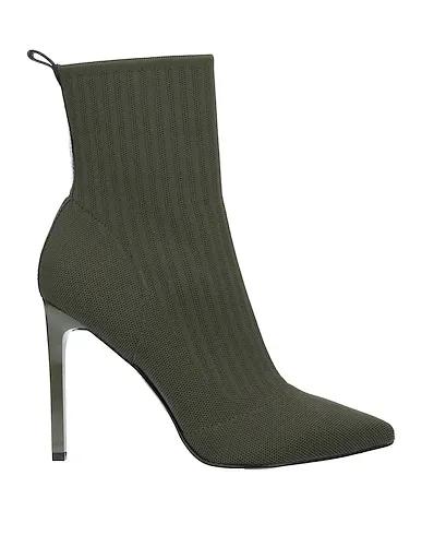 Military green Knitted Ankle boot