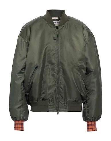Military green Knitted Bomber