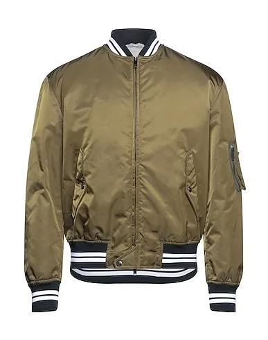 Military green Knitted Bomber