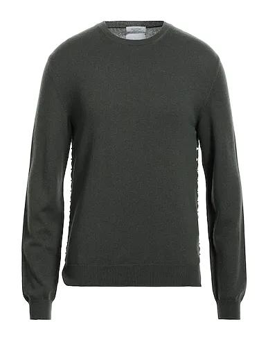 Military green Knitted Cashmere blend