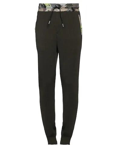 Military green Knitted Casual pants