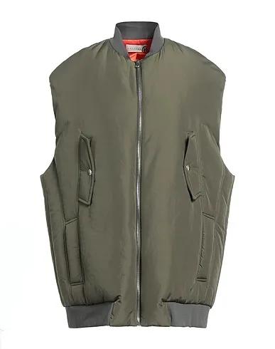 Military green Knitted Shell  jacket