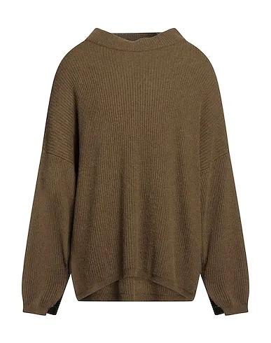 Military green Knitted Sweater