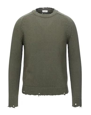 Military green Knitted Sweater